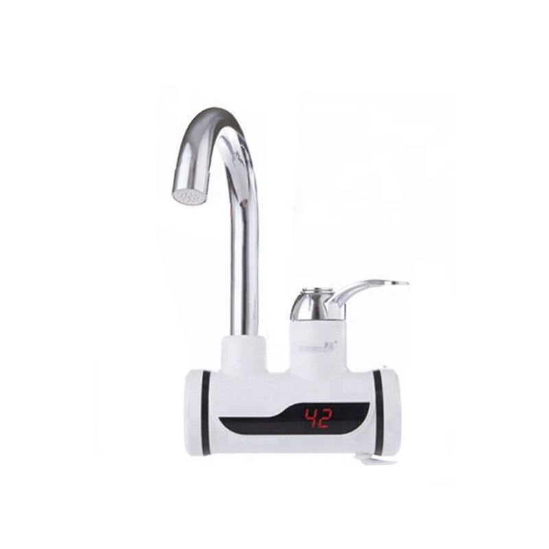 Tank-less Electric Hot Water Heater Faucet Kitchen Instant Heating Tap Water With LED( without Shower)