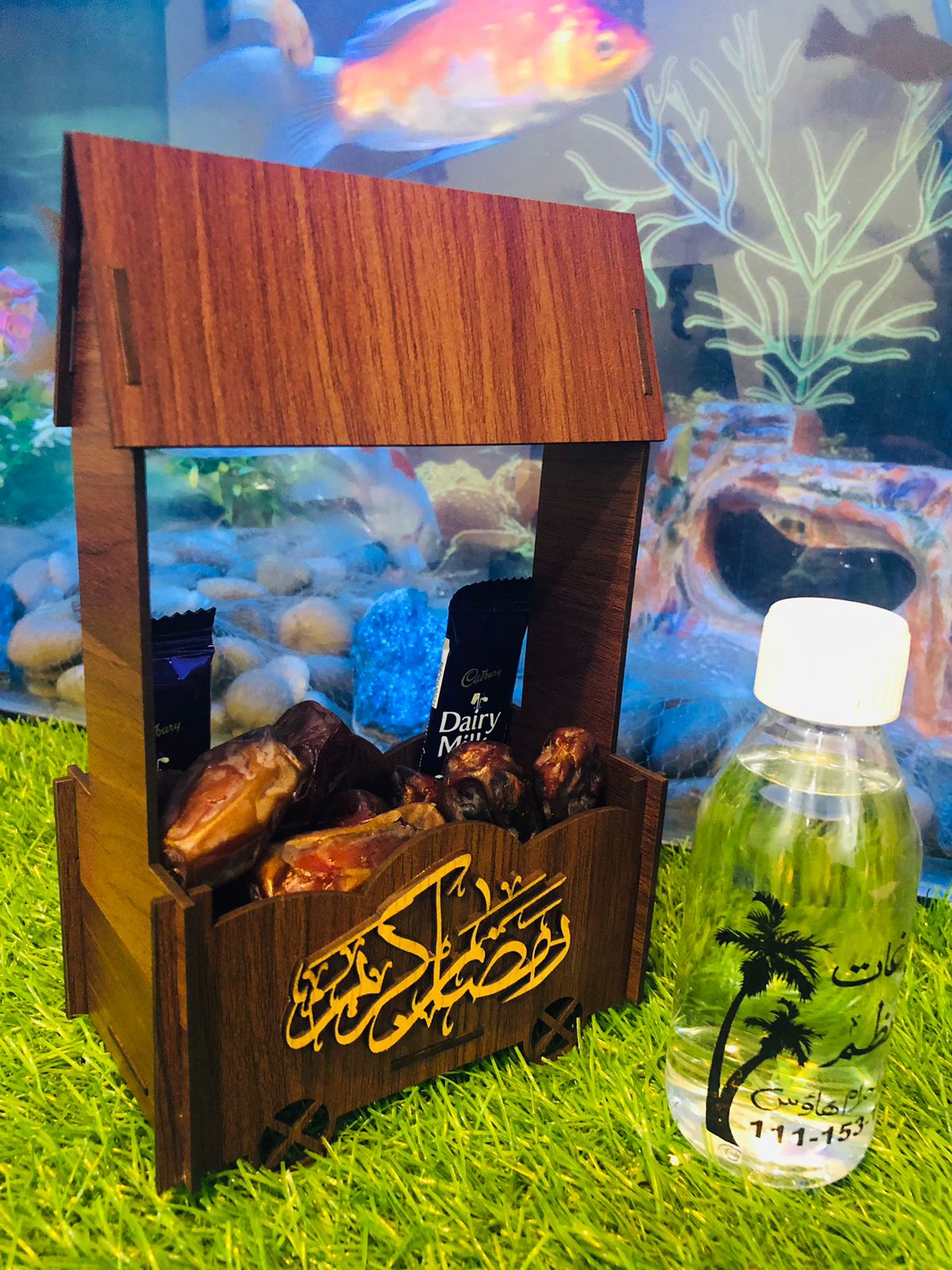 Wooden Ramzan Gift Basket For Sweet (EMPTY)