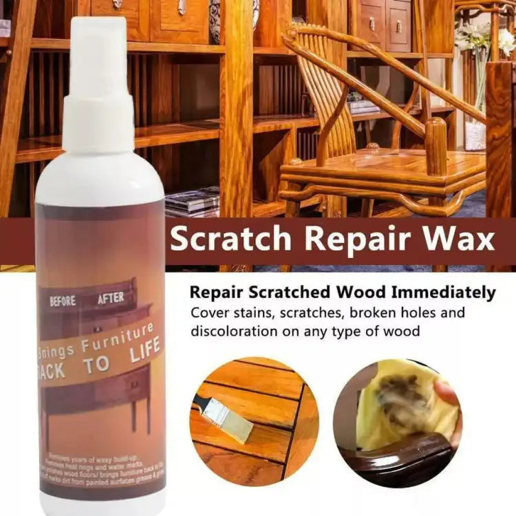 Wood Elixir Scratch Repair Wax-Revive, Restore, Revel In Wood's Beauty (20ml)