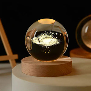 3D Crystal Night Light Galaxy Lamp