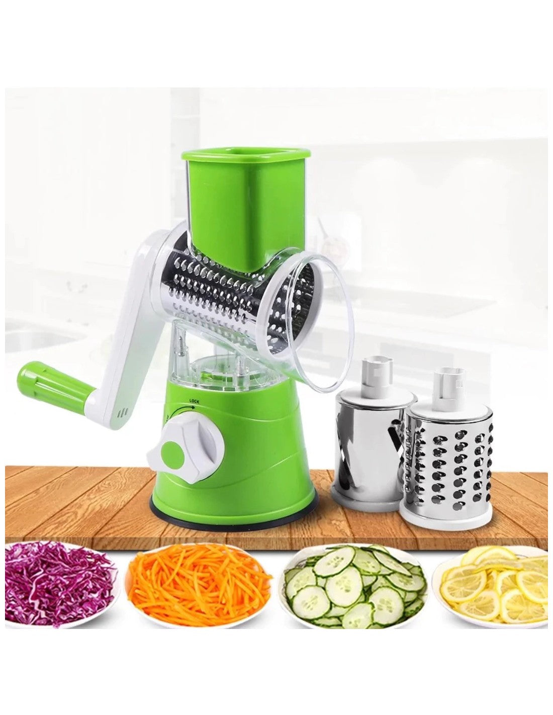 (bulk 10 pcs )combo package Manual Vegetable Cutter Slicer Multifunctional Round Slicer Gadget Multifunction Kitchen Gadget Food Processor Blender Cutter( random color )