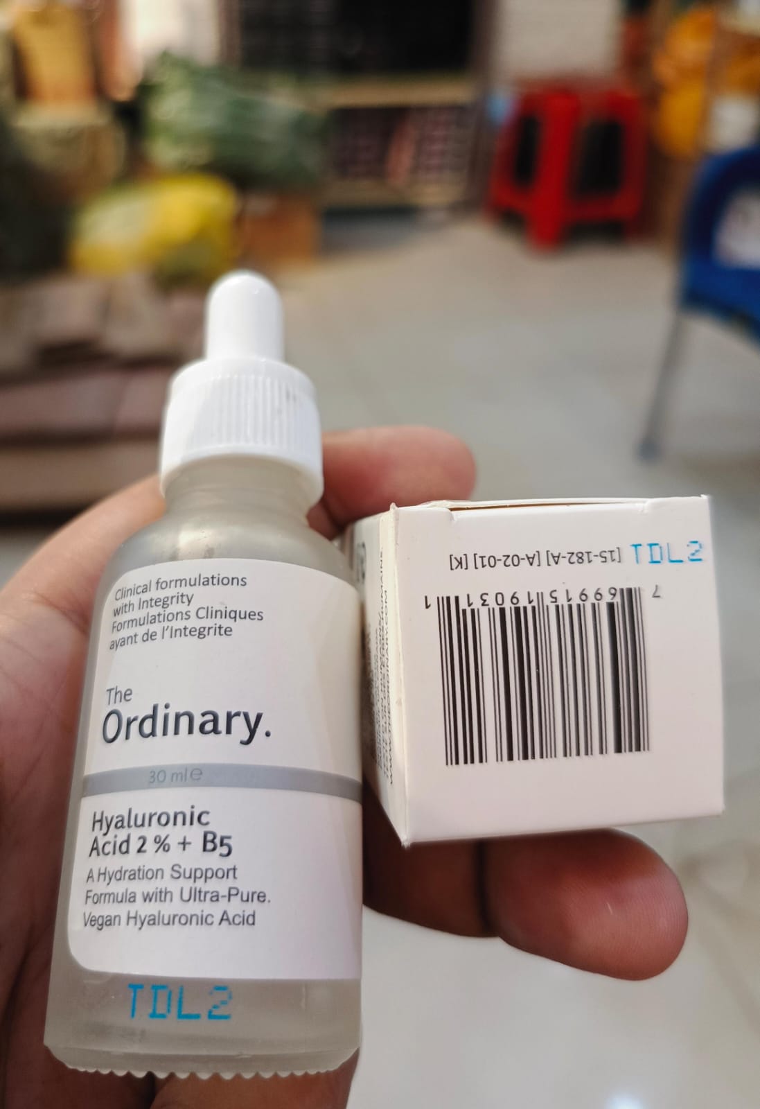 The Ordinary Hyaluronic Acid 2% + B5 , 30ml ( With batch code)