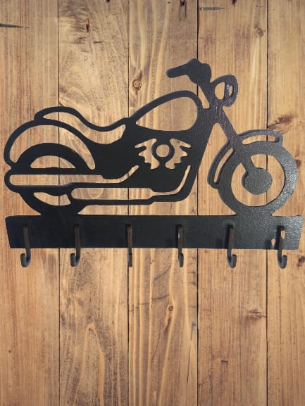 Wooden Bike Key Hanger