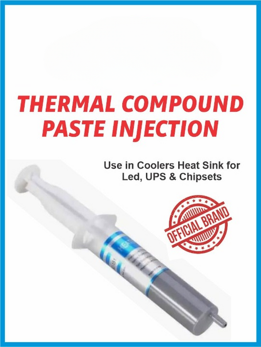 Thermal compound paste injection