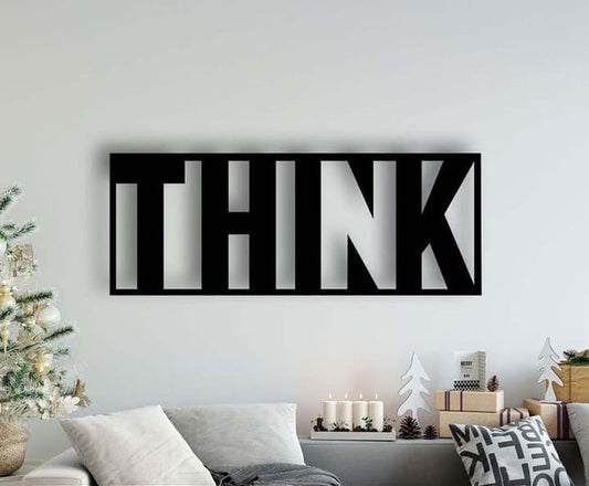 Think  Wall decoration sticker  MDF material