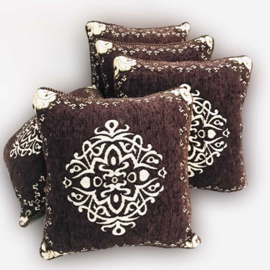 👉 5 PCS Cushions covers set 👌 💯  👉 Fabric Velvet ❤