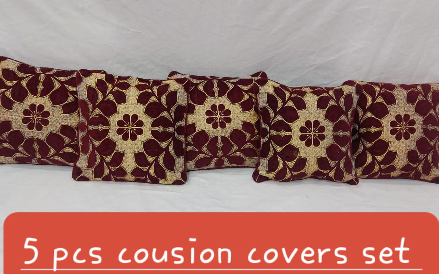 👉 5 PCS Cushions covers set 👌 💯  👉 Fabric Velvet ❤