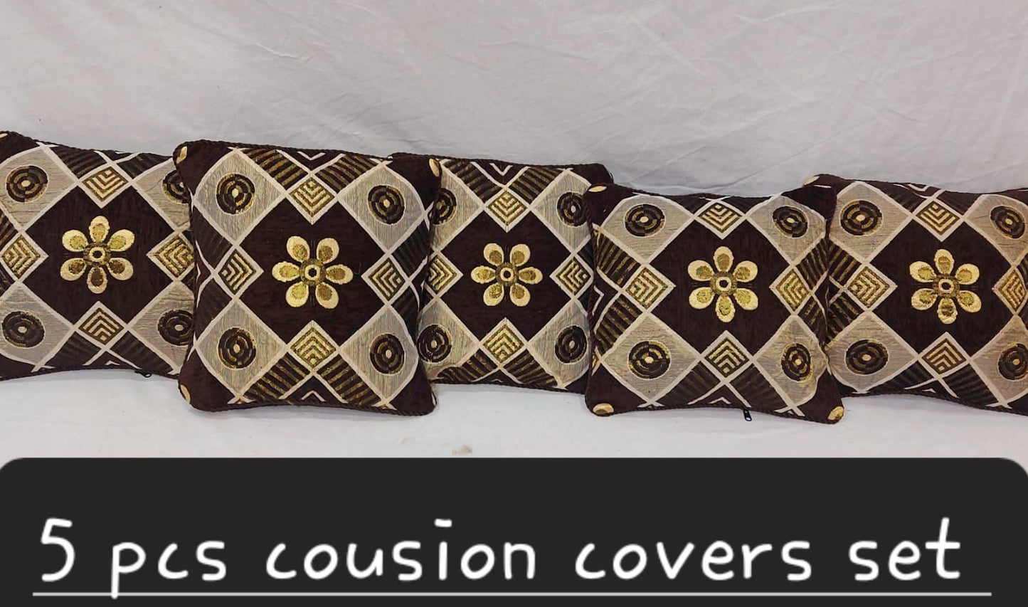 👉 5 PCS Cushions covers set 👌 💯  👉 Fabric Velvet ❤