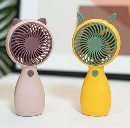 Mini Fan Quiet Operation Portable Lightweight Handheld Cooling Fan for Home (Random Color)