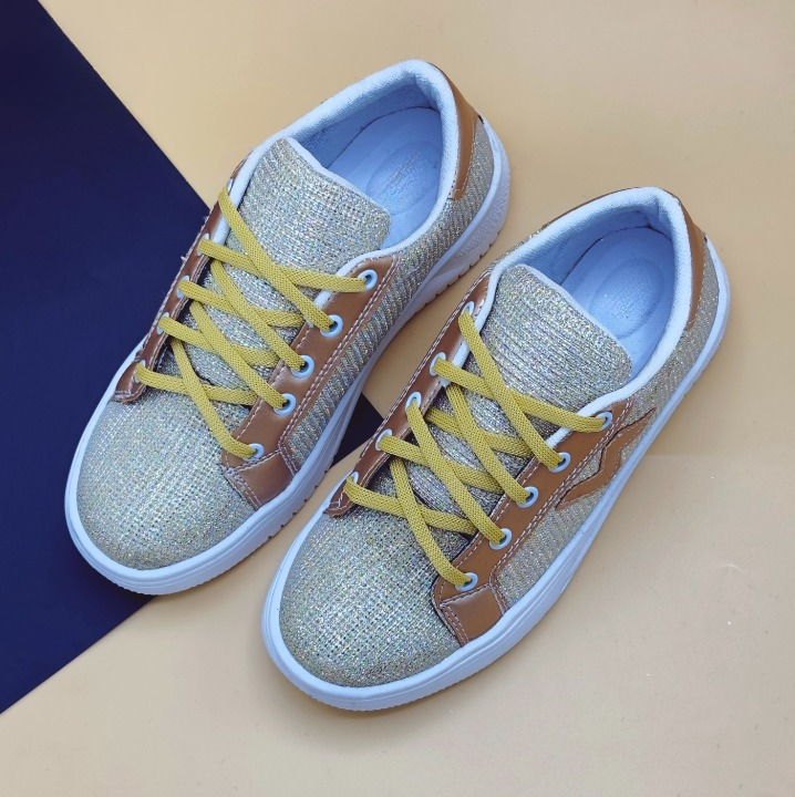 Women's Fashion Glitter Sparkly Bling Light Color Sneakers