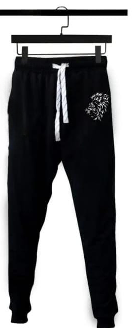 (Black ) live like a king PRINTED TROUSER+T-SHIRTS TRACKSUIT