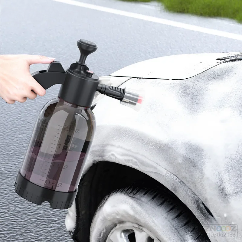 Hand Pump Foam Car Wash Sprayer Bottle Air Pressure Sprayer Car Cleaning Tools Gardening Spray Bottle Air Pump Watering Bottle